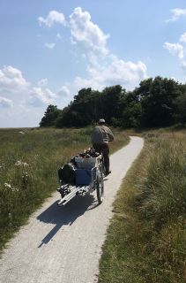 Koos op weg naar de kwelder